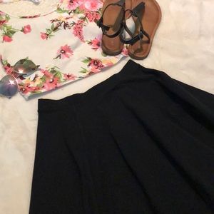 Black Skater Skirt